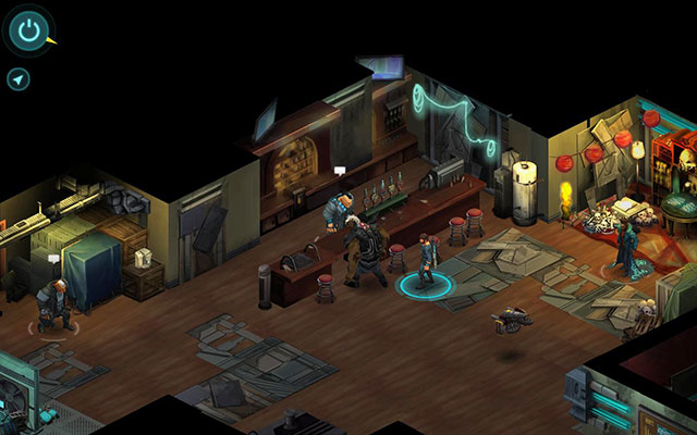 I wonder if he earns extra money as a bartender - Moving Parts - Walkthrough - Shadowrun Returns - Game Guide and Walkthrough