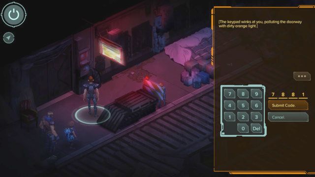 To enter the code on the panel, you can use the numeric pad on your keyboard - Passwords and access codes - Shadowrun: Hong Kong - Game Guide and Walkthrough