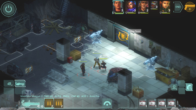 Even if you deactivate the guns, you will still have to face three remaining enemies on the floor - Misdirection - main mission - Ares Asia Holdings M10 - Shadowrun: Hong Kong - Game Guide and Walkthrough