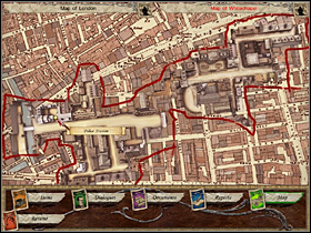 Finally, you can use the map (it is located on the desk on the left), which will automatically appear in your inventory (in the appropriate tab called Map) - Baker Street, 1st September 1888 - Walkthrough - Sherlock Holmes vs. Jack the Ripper - Game Guide and Walkthrough