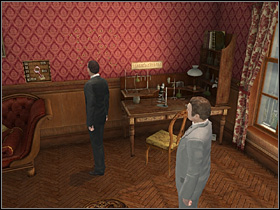 Holmes and Watson will now summarize their thoughts- if for some reason you have canceled the zoom of the board, you can find it on the wall on the left - Baker Street, 2nd September 1888 - Walkthrough - Sherlock Holmes vs. Jack the Ripper - Game Guide and Walkthrough