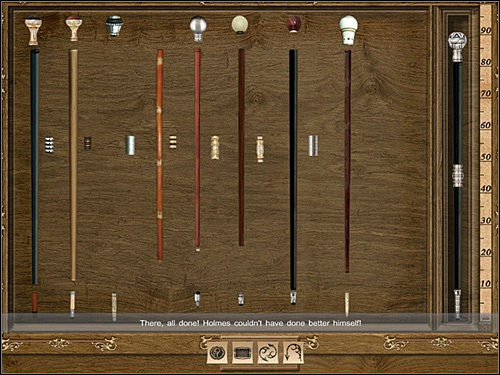 Now you have to compose the staff from these elements - Whitechapel, 7th September 1888 - Walkthrough - Sherlock Holmes vs. Jack the Ripper - Game Guide and Walkthrough
