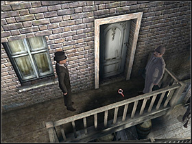 Here you will learn that police officers were asking about Tumblety but he has escaped with the key to his room - Whitechapel, night 29/30 September 1888 - Walkthrough - Sherlock Holmes vs. Jack the Ripper - Game Guide and Walkthrough