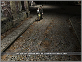After finishing the conversation go back to the Miter Square and go left - Mitre Square, night 7/8 October 1888 - Walkthrough - Sherlock Holmes vs. Jack the Ripper - Game Guide and Walkthrough