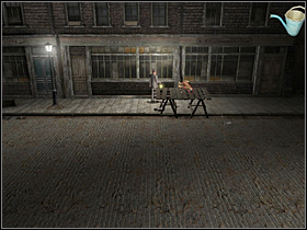 Combine hook and a pole with a rope and you will receive large pole with a hook - Goulston Street, night 7/8 October 1888 - Walkthrough - Sherlock Holmes vs. Jack the Ripper - Game Guide and Walkthrough