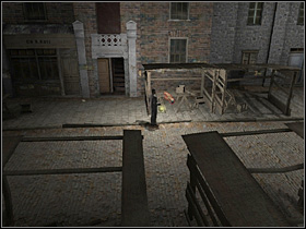 Holmes wants to see how long the text is able to survive in the rainy night (that kind of night was when the murder was done) - Goulston Street, night 7/8 October 1888 - Walkthrough - Sherlock Holmes vs. Jack the Ripper - Game Guide and Walkthrough