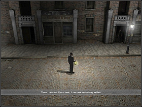 Then Holmes will ask Watson to play the role of the police officer with the lamp - Goulston Street, night 7/8 October 1888 - Walkthrough - Sherlock Holmes vs. Jack the Ripper - Game Guide and Walkthrough