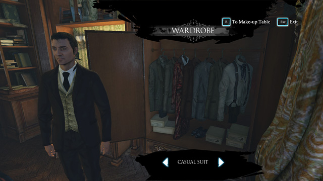 Holmes in wardrobe. - Join Lestrade at Woodmans Lee - The Fate of Black Peter - Sherlock Holmes: Crimes and Punishments - Game Guide and Walkthrough
