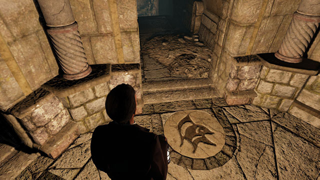 The symbol of the third grade. - Search the Mithraeum - Blood Bath - Sherlock Holmes: Crimes and Punishments - Game Guide and Walkthrough