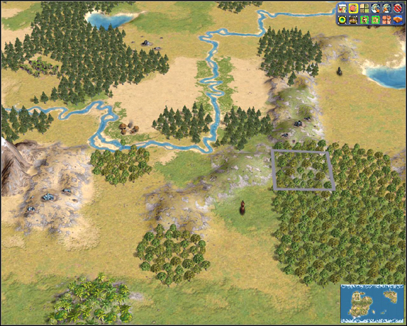 Plains, hills, forest. Ideal placement for future industrial centre - City specialisation and surrounding terrain - The economy - Sid Meiers Civilization IV - Game Guide and Walkthrough