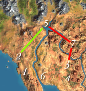 Additional hints for the entire scenario - Scenario 1 - Southwest U.S. - Game scenarios - Sid Meiers Railroads! - Game Guide and Walkthrough