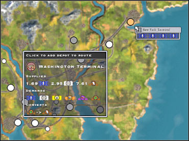 Completing the third objective is going to be quite difficult - Scenario 2 - Northeast U.S. - Game scenarios - Sid Meiers Railroads! - Game Guide and Walkthrough