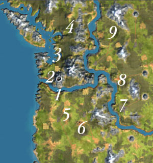 Additional hints for the entire scenario - Scenario 4 - Northwest U.S. - Game scenarios - Sid Meiers Railroads! - Game Guide and Walkthrough