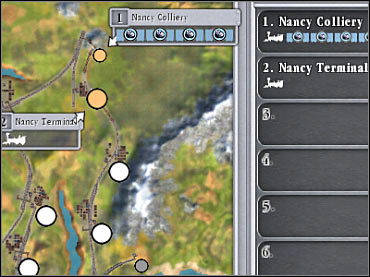You should be able to find a lot of towns and factories to the north of Geneva - Scenario 6 - France - Game scenarios - Sid Meiers Railroads! - Game Guide and Walkthrough