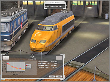 The game will unlock new locomotives from time to time - Buying locomotives - Hints - Sid Meiers Railroads! - Game Guide and Walkthrough