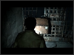 Save the game and go through Deception - Silent Hill - Overlook Penitentiary - Silent Hill - Silent Hill: Homecoming - Game Guide and Walkthrough