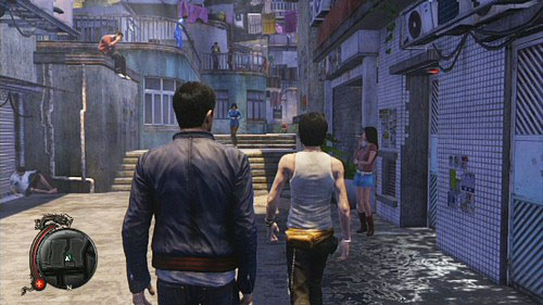 After the cut scene follow Jack, wholl take you to the room where youll be attacked by a group of enemies - Follow Naz - Walkthrough - Sleeping Dogs - Game Guide and Walkthrough
