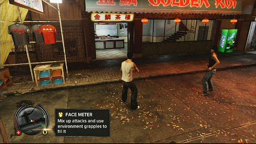 Just before entering the building, youll be attacked by the group of thugs - Susan's Lunch - Walkthrough - Sleeping Dogs - Game Guide and Walkthrough