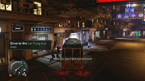 After beginning this mission, youll be driving a bus - Mini Bus Racket - Walkthrough - Sleeping Dogs - Game Guide and Walkthrough