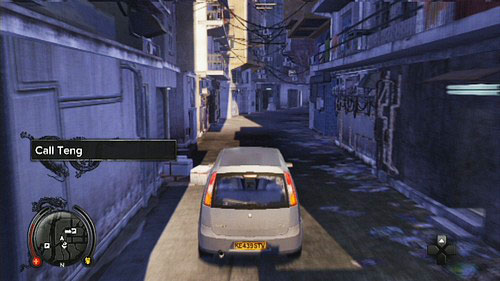 Go to the closest car and destroy following you police cars - Popstar Lead 1 - Identified Supplier - Walkthrough - Sleeping Dogs - Game Guide and Walkthrough