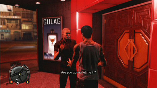 Go to the place and talk with the bodyguard - Club Bam Bam - Walkthrough - Sleeping Dogs - Game Guide and Walkthrough