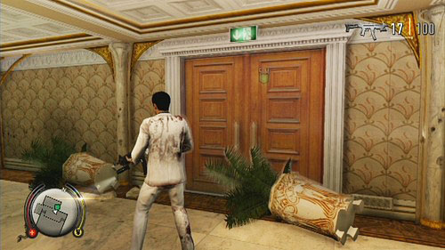 After the firing ends, round the room and go downstairs - The Wedding - Walkthrough - Sleeping Dogs - Game Guide and Walkthrough