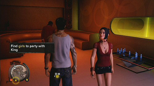 Inside lead the guest to the karaoke room and go search for the girls to companionship - Important Visitor - Walkthrough - Sleeping Dogs - Game Guide and Walkthrough