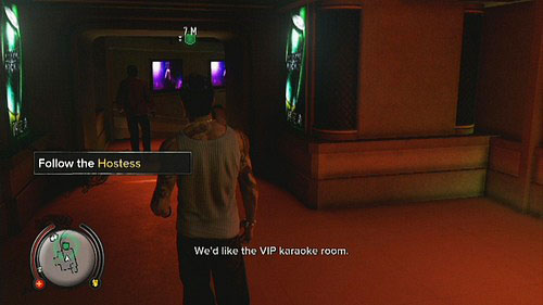When the mission begins, go with King to the K-Bar - Important Visitor - Walkthrough - Sleeping Dogs - Game Guide and Walkthrough