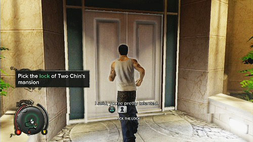 A bit later you find door leading to the Tsaos mansion - Bad Luck - Walkthrough - Sleeping Dogs - Game Guide and Walkthrough