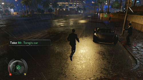 When the mission begins get into the marked car and go to the place shown on the map - Big Smile Lee - Walkthrough - Sleeping Dogs - Game Guide and Walkthrough