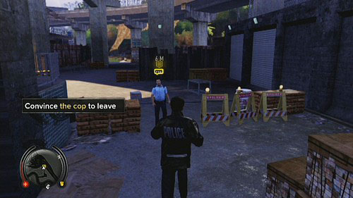 Thanks to that you get into a crime scene - Serial Killer Lead 1 - Cop Missions - Sleeping Dogs - Game Guide and Walkthrough