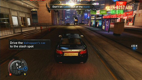 You have to get him and take over the car (X) - Serial Killer Lead 3 - Cop Missions - Sleeping Dogs - Game Guide and Walkthrough