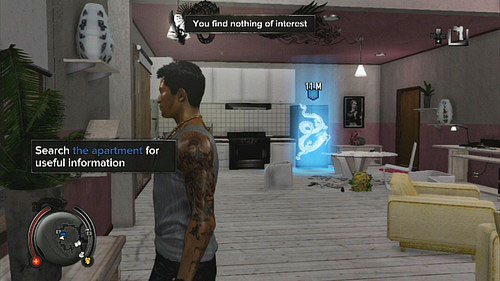 Check the phone in the apartment and photograph a note hanging on the fridge - Kidnapper Lead 1 - Cop Missions - Sleeping Dogs - Game Guide and Walkthrough