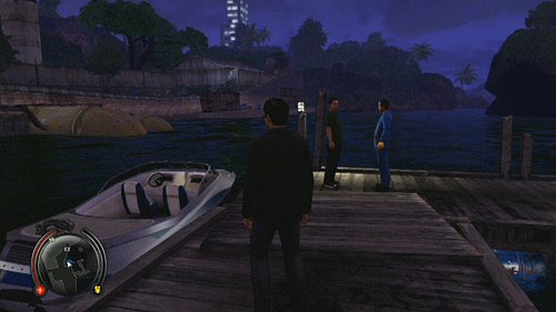 When you get to the last point, get to the boat and swim along the shore - Kidnapper Lead 3 - Cop Missions - Sleeping Dogs - Game Guide and Walkthrough