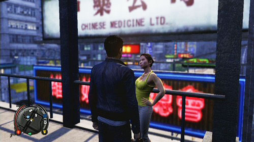 After a talk with the woman you get robbed - North Point - Secondary Missions - Sleeping Dogs - Game Guide and Walkthrough