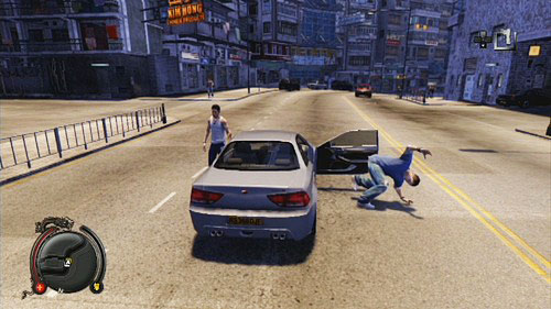 First talk with one of the gangs member and get to the fast car with him - North Point - Secondary Missions - Sleeping Dogs - Game Guide and Walkthrough