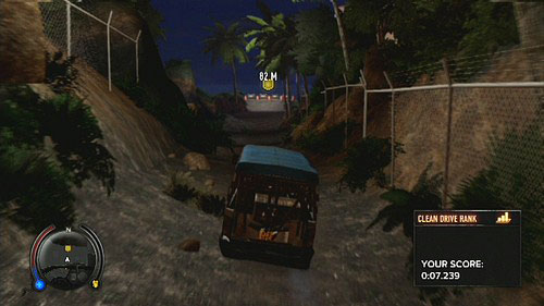 After a talk with the merchant, get to the truck, speed up and jump just before the van goes to the water - Central - Secondary Missions - Sleeping Dogs - Game Guide and Walkthrough