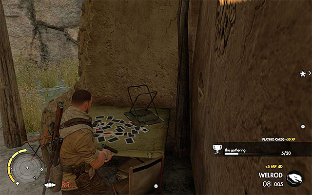Collectible cards are one of the games secrets. - Main and secondary mission objectives - Hints - Sniper Elite III: Afrika - Game Guide and Walkthrough