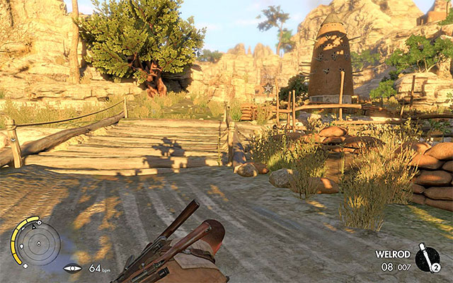One of the bridges - Exploring the southern camp - Mission 3 - Halfaya Pass - Sniper Elite III: Afrika - Game Guide and Walkthrough
