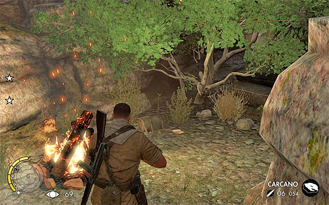 The main flaw of choosing the west part of the village is that you will miss the chance to easily find two secrets - Reaching the central part of the map - Mission 3 - Halfaya Pass - Sniper Elite III: Afrika - Game Guide and Walkthrough