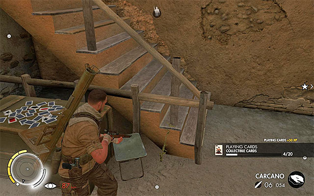 A Collectible Card - Exploring the central part of the map - Mission 3 - Halfaya Pass - Sniper Elite III: Afrika - Game Guide and Walkthrough