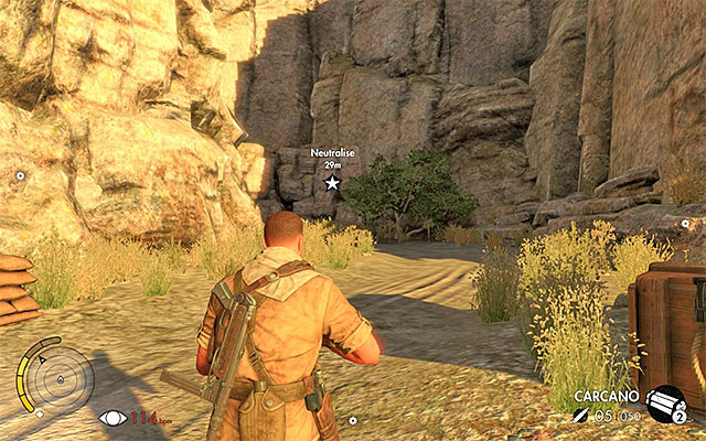 The dynamite can be very useful in completing the objective - Destroying the tank - Mission 3 - Halfaya Pass - Sniper Elite III: Afrika - Game Guide and Walkthrough