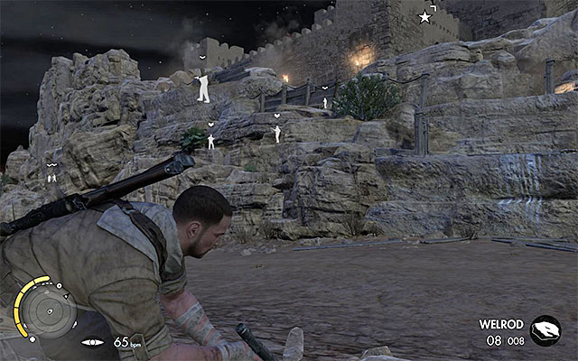 The side path - Approaching the fort - Mission 4 - Fort Rifugio - Sniper Elite III: Afrika - Game Guide and Walkthrough