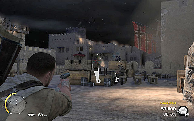 Deal with the soldiers and collect the War Diary - Finding the key to the cell - Mission 4 - Fort Rifugio - Sniper Elite III: Afrika - Game Guide and Walkthrough
