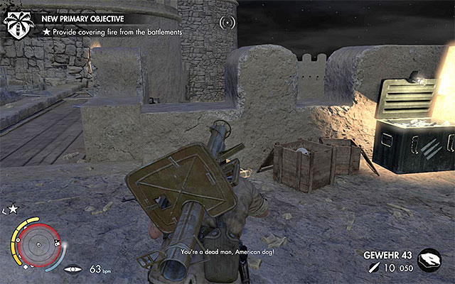 More ammunition crates - Protecting the informer - Mission 4 - Fort Rifugio - Sniper Elite III: Afrika - Game Guide and Walkthrough