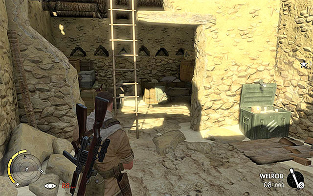 The building with a depot and a diary - Exploration of the old city - Mission 5 - Siwa Oasis - Sniper Elite III: Afrika - Game Guide and Walkthrough