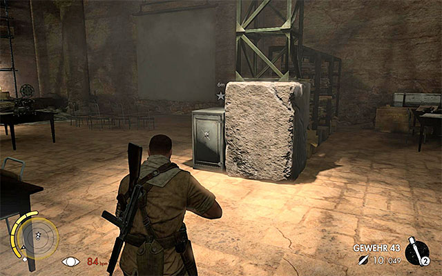 The safe - Opening the safe - Mission 6 - Kasserine Pass - Sniper Elite III: Afrika - Game Guide and Walkthrough