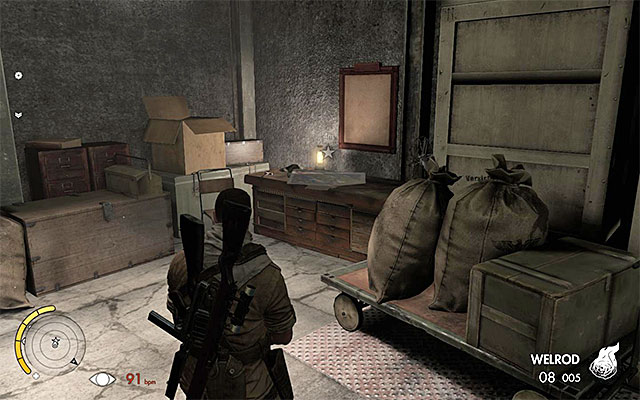 The map that you are searching for - Finding the map of the factory - Mission 7 - Pont Du Fahs Airfield - Sniper Elite III: Afrika - Game Guide and Walkthrough