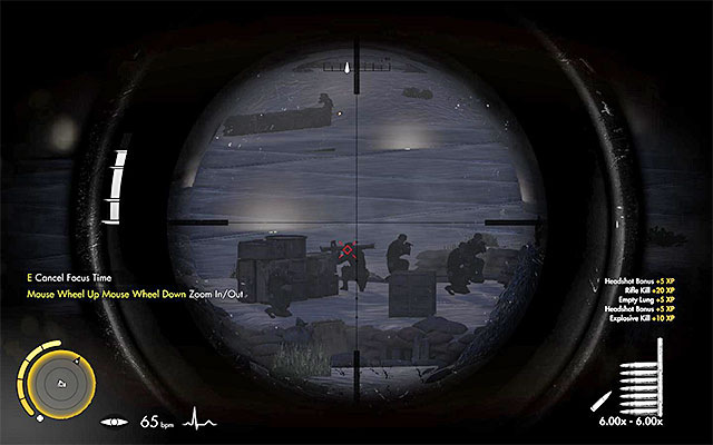 Further into the fights in the airfield, there start appearing enemies with RPGs and an example soldier of this type has been shown in the above screenshot - Covering the allies - Mission 7 - Pont Du Fahs Airfield - Sniper Elite III: Afrika - Game Guide and Walkthrough