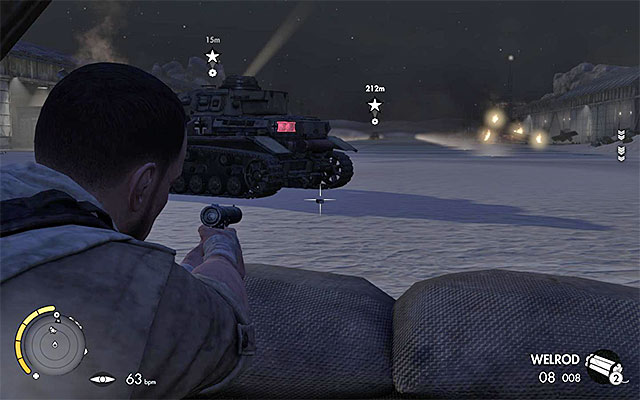 The best way to destroy an enemy tank is use dynamite - Destroying the enemy vehicles - Mission 7 - Pont Du Fahs Airfield - Sniper Elite III: Afrika - Game Guide and Walkthrough